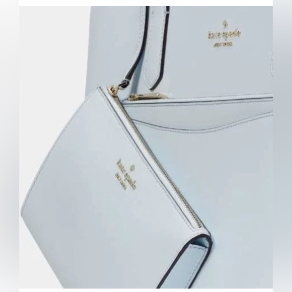 3 Piece Set- Kate Spade ♠️ Staci Tote, Zip Pouch, And Wristlet - Picture 4 of 4